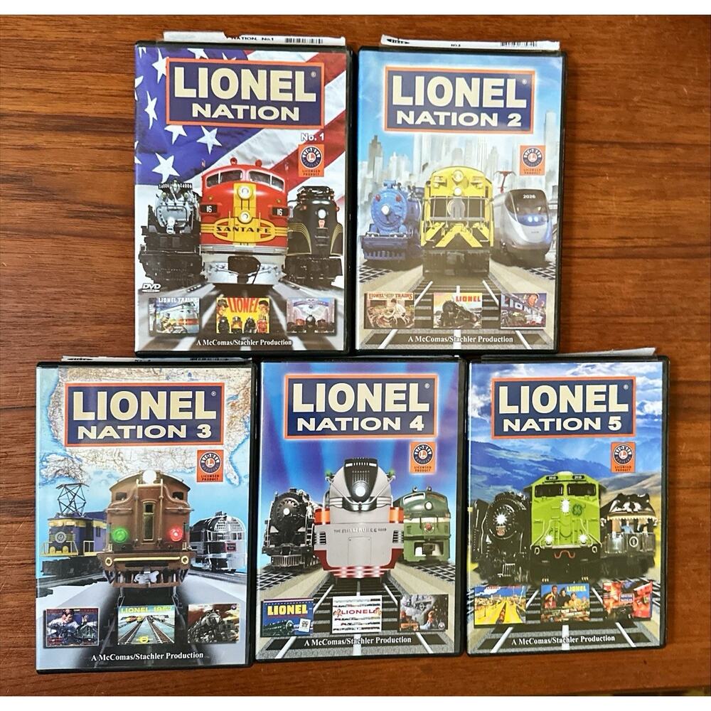 Lionel Nation, Part 1-5 DVD Lionel Trains Tom McComas